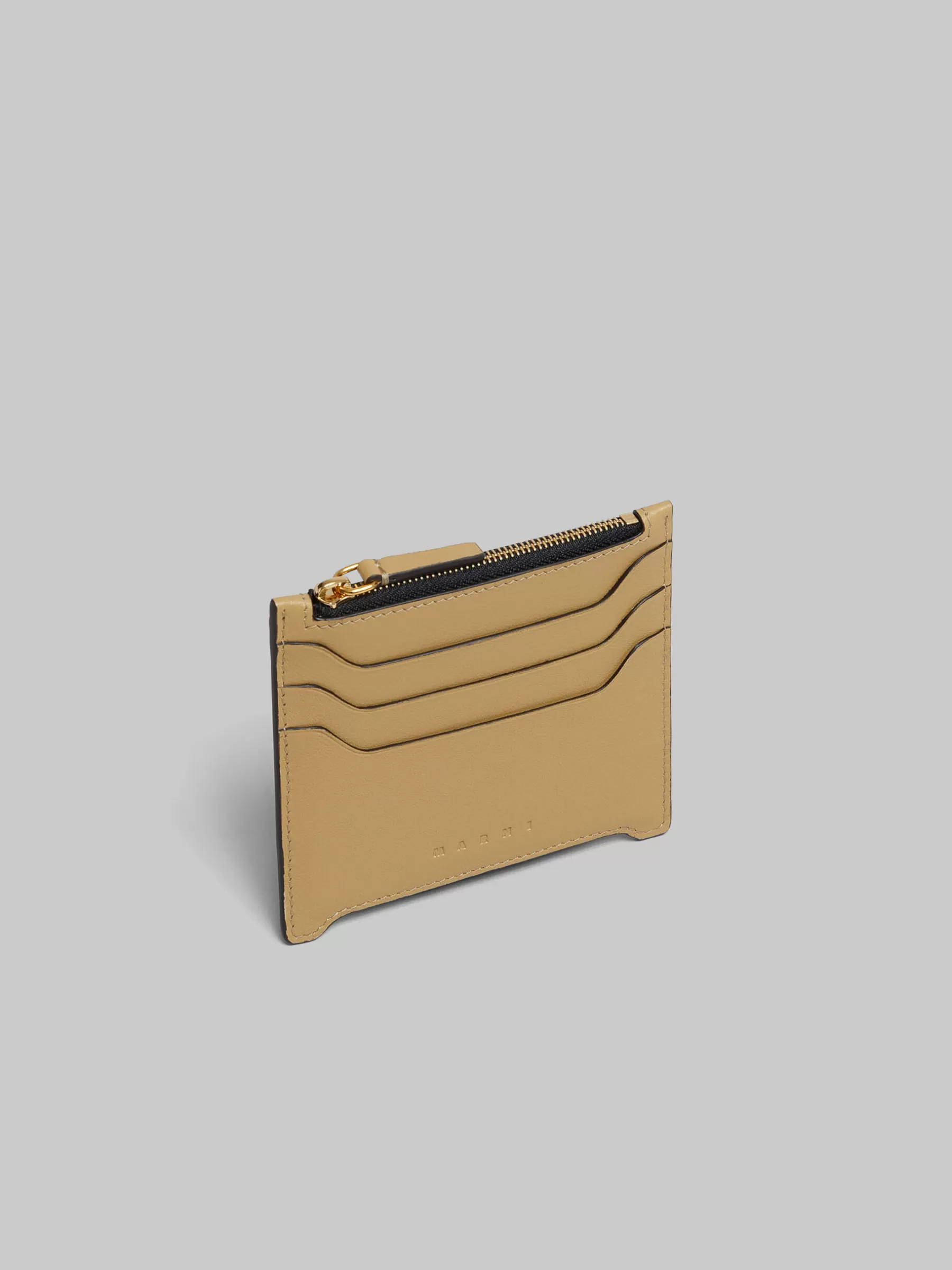 Marni Beige Leather Trunkaroo Card Case NOMAD/BEIGE Online