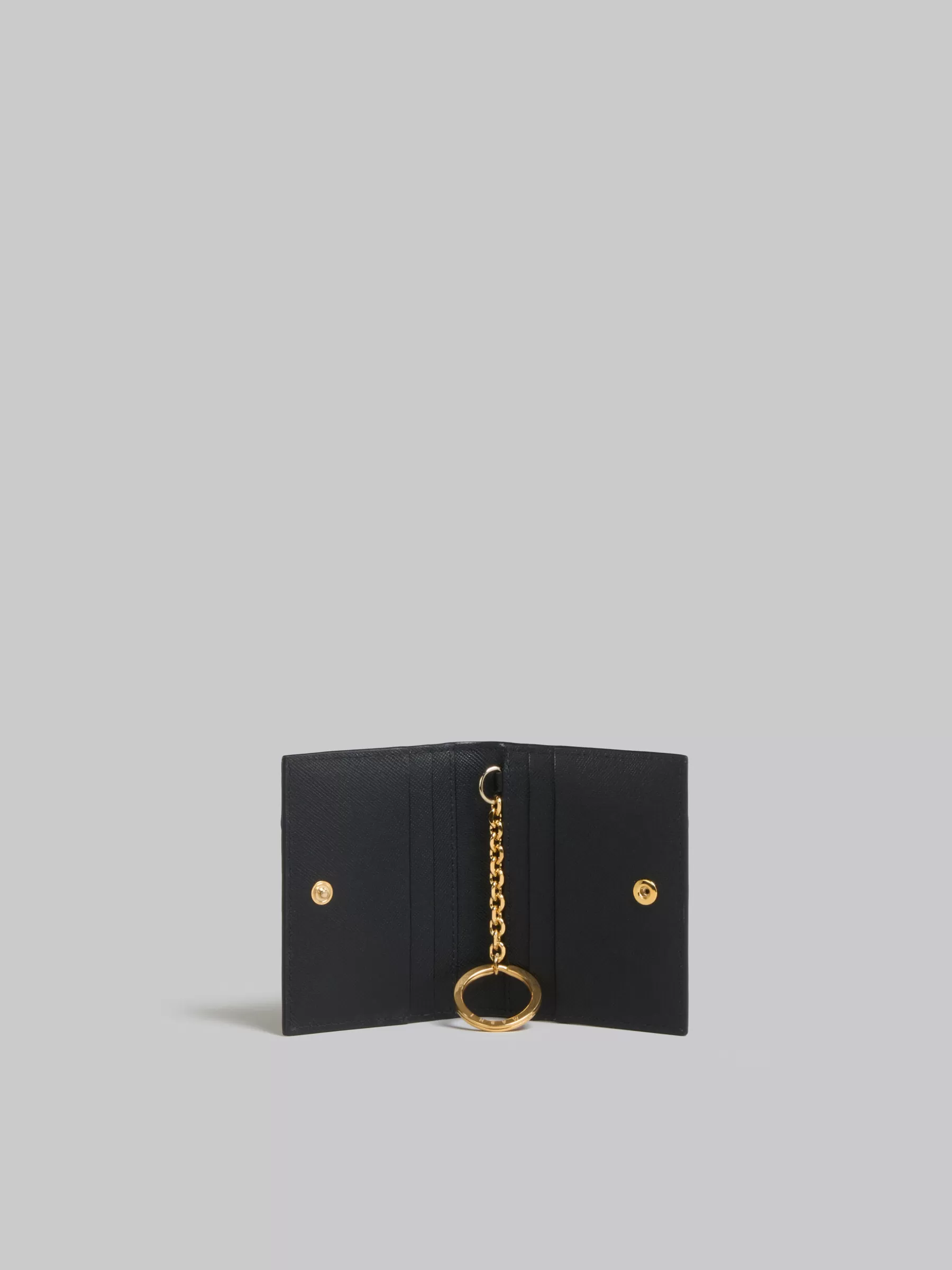 Marni Saffiano Leather Cardholder BLACK Store