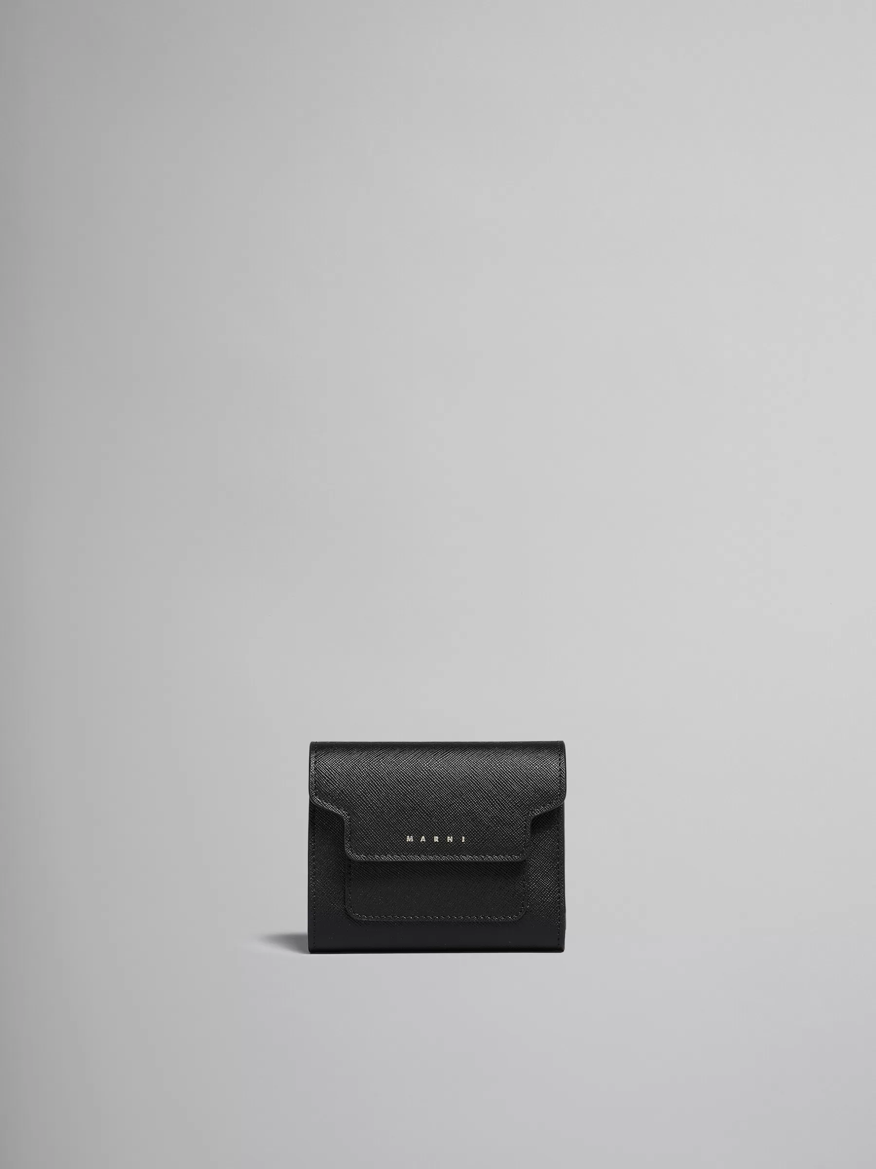Marni Saffiano Leather Wallet BLACK Online
