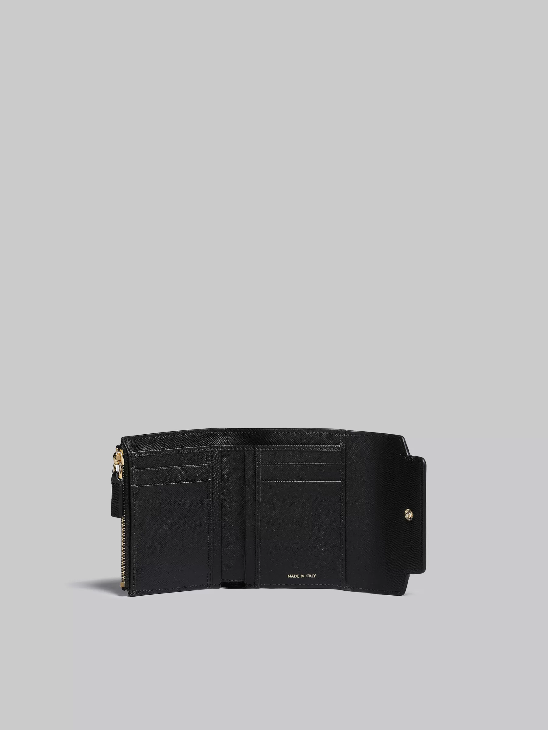 Marni Saffiano Leather Wallet BLACK Online