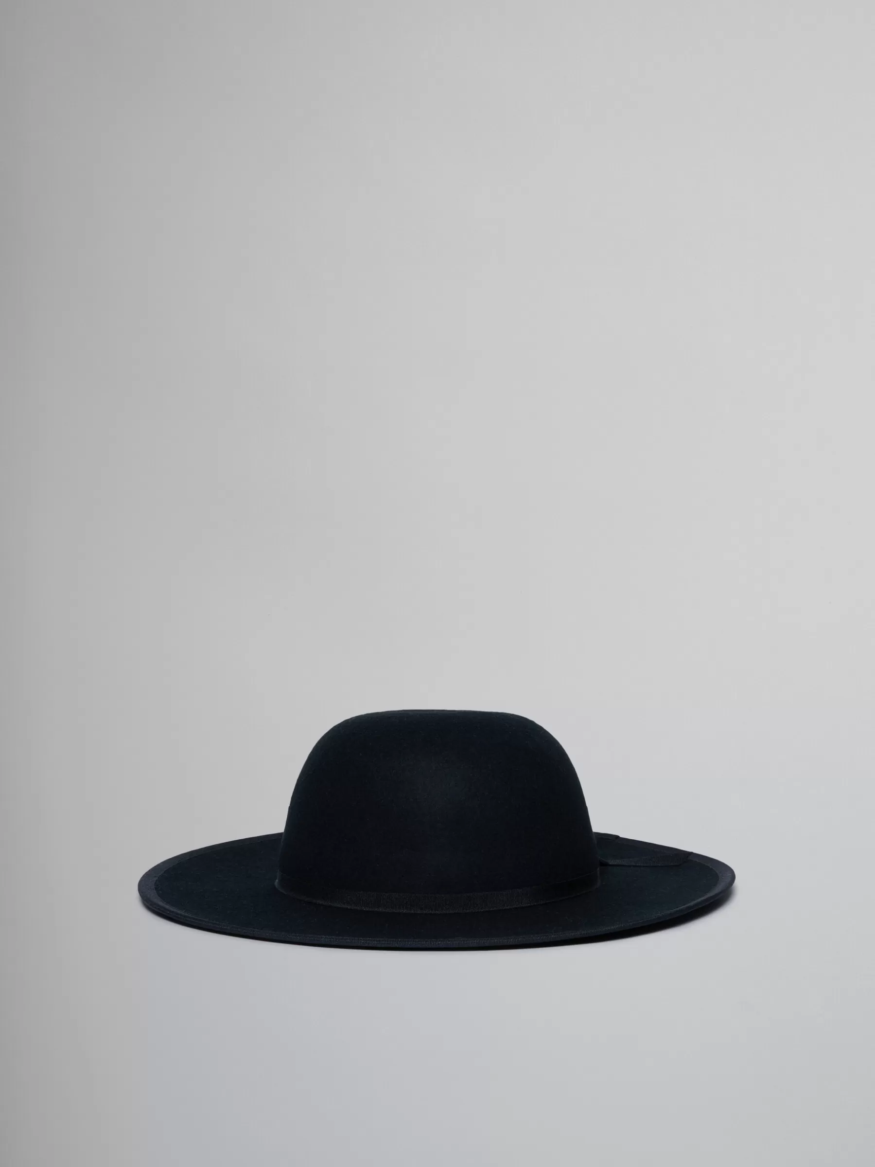 Marni Wide-brimmed Felt Hat BLACK Hot