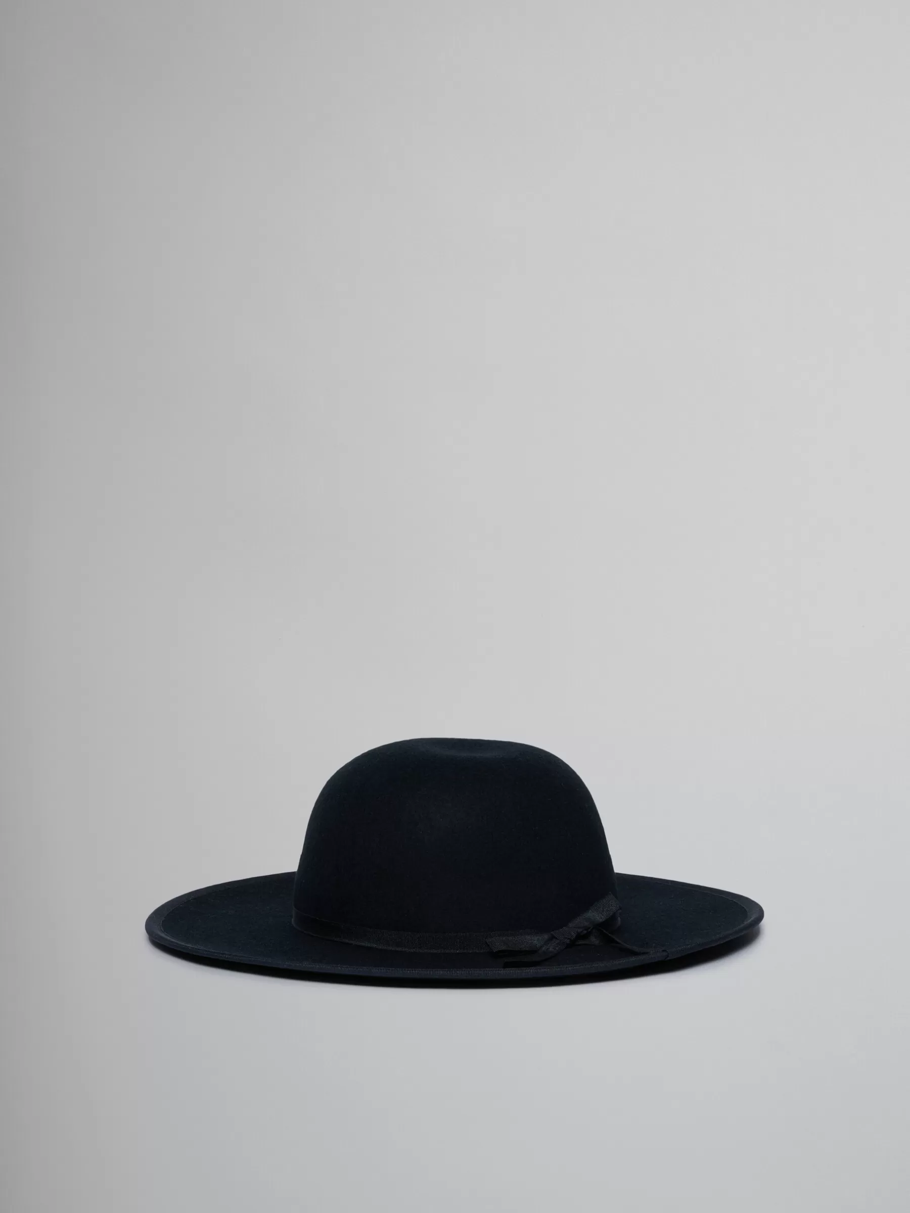 Marni Wide-brimmed Felt Hat BLACK Hot