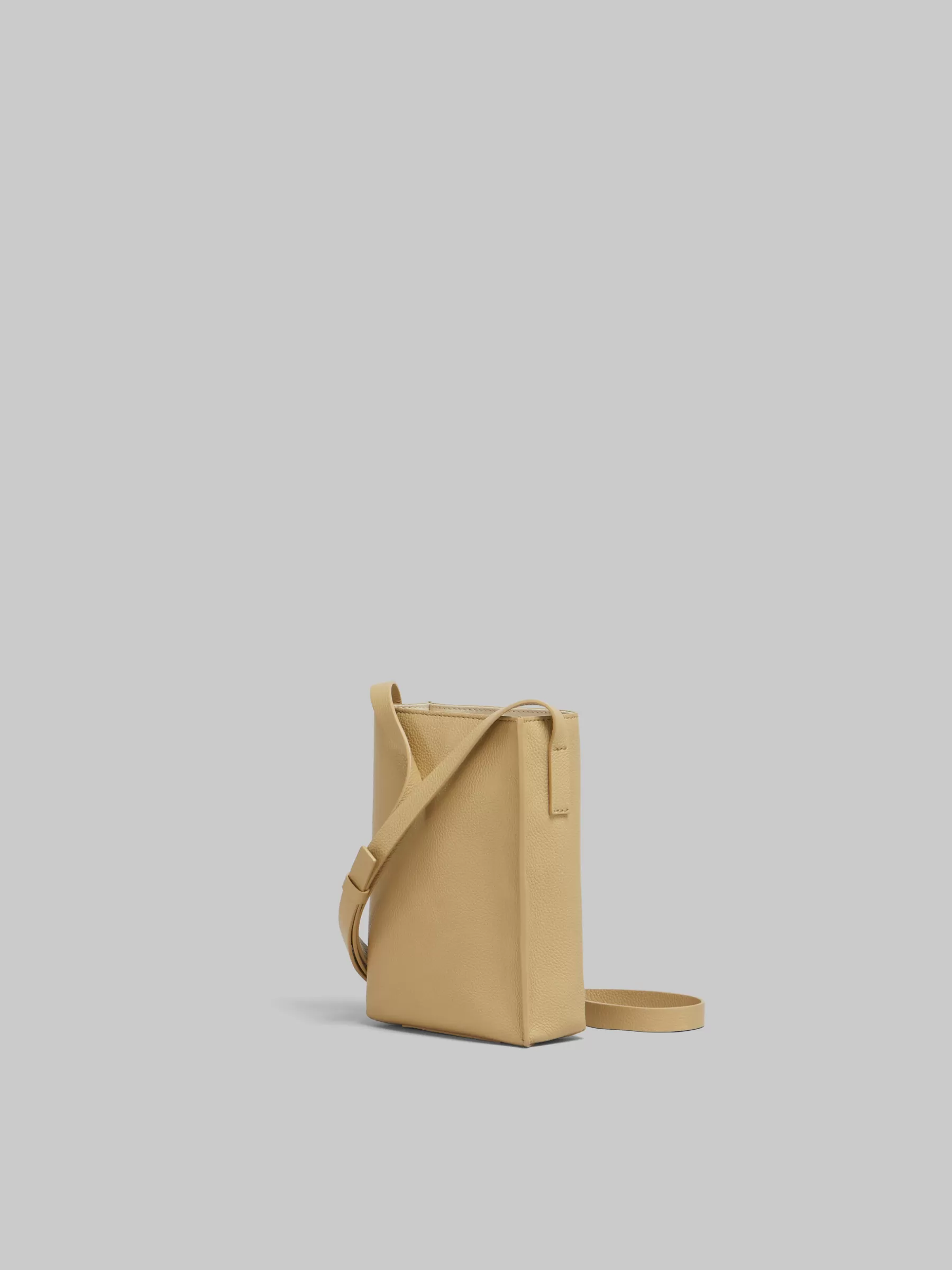 Marni Brown Leather Museo Nano Bag With Mending NOMAD/BEIGE Online