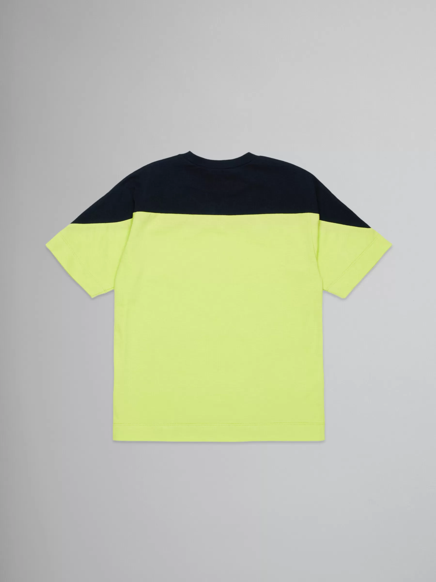 Marni Colourblock T-shirt With Logo SULPHUR SPRING Hot