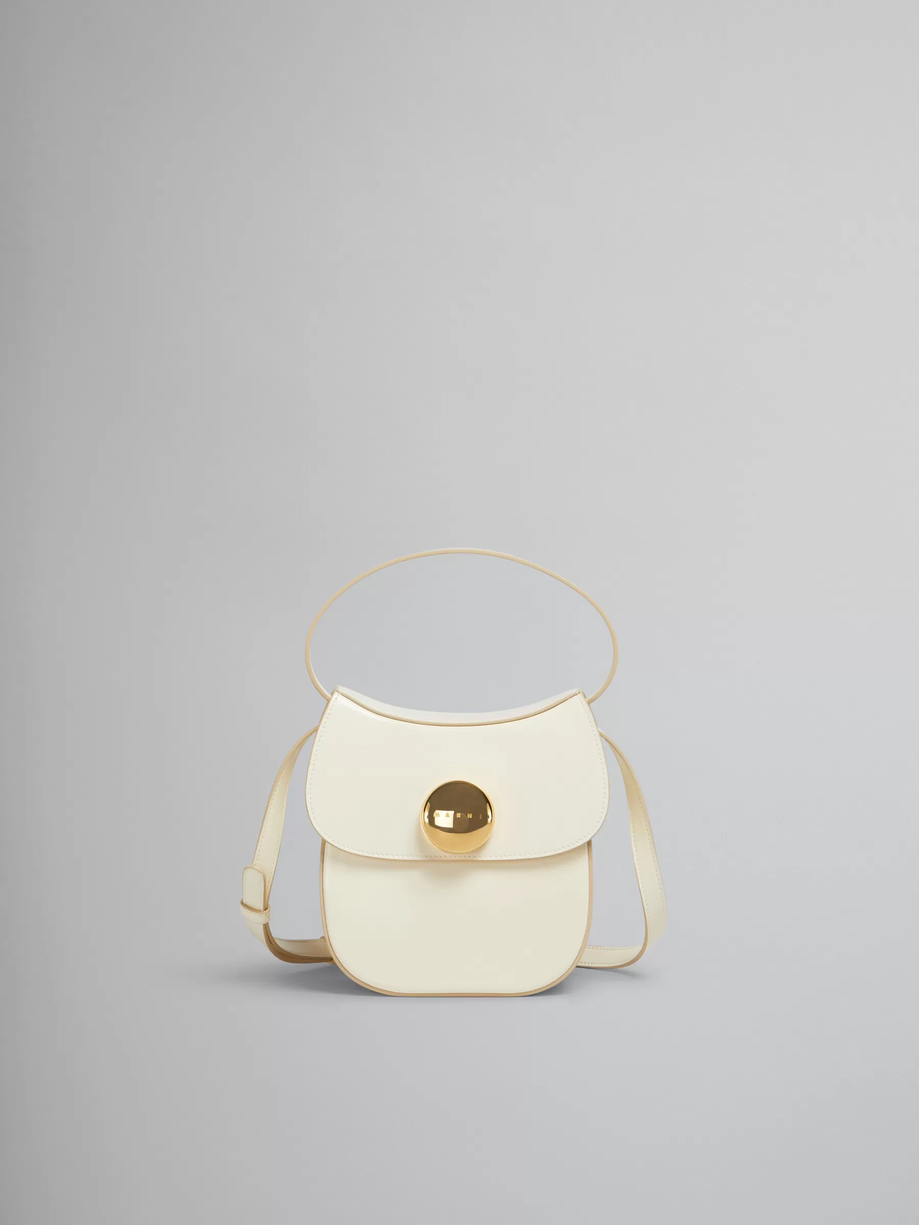 Marni Cream Leather Butterfly Small Handbag SHELL Best