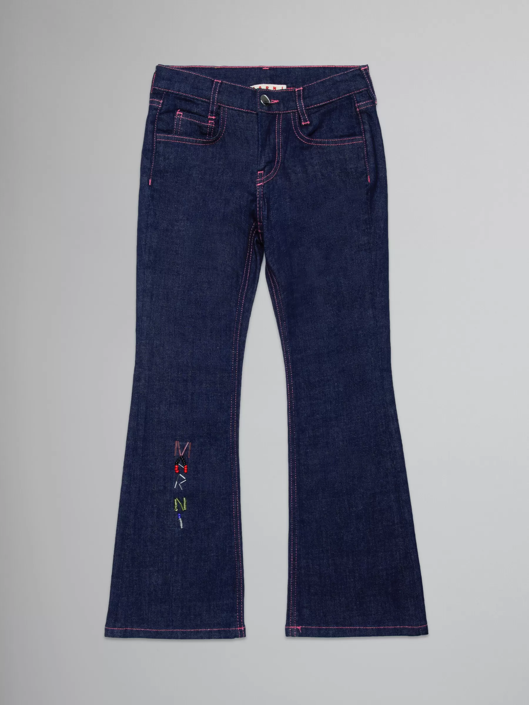 Marni Dark Blue Bootcut Jeans DENIM Best
