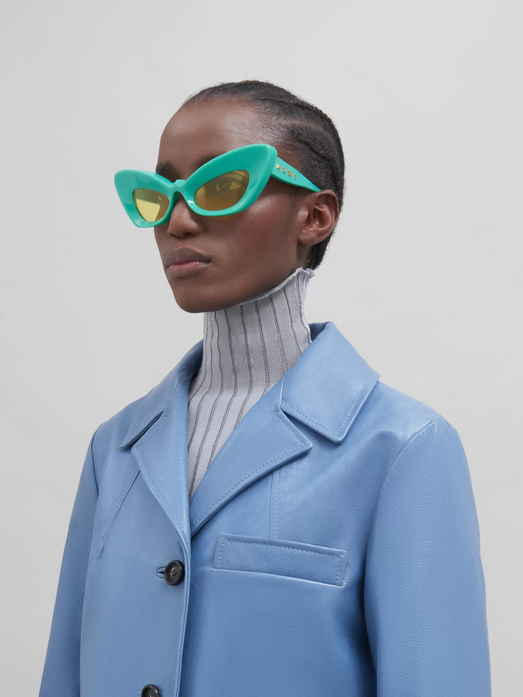 Marni Green Caelicola Sunglasses Teal Cheap