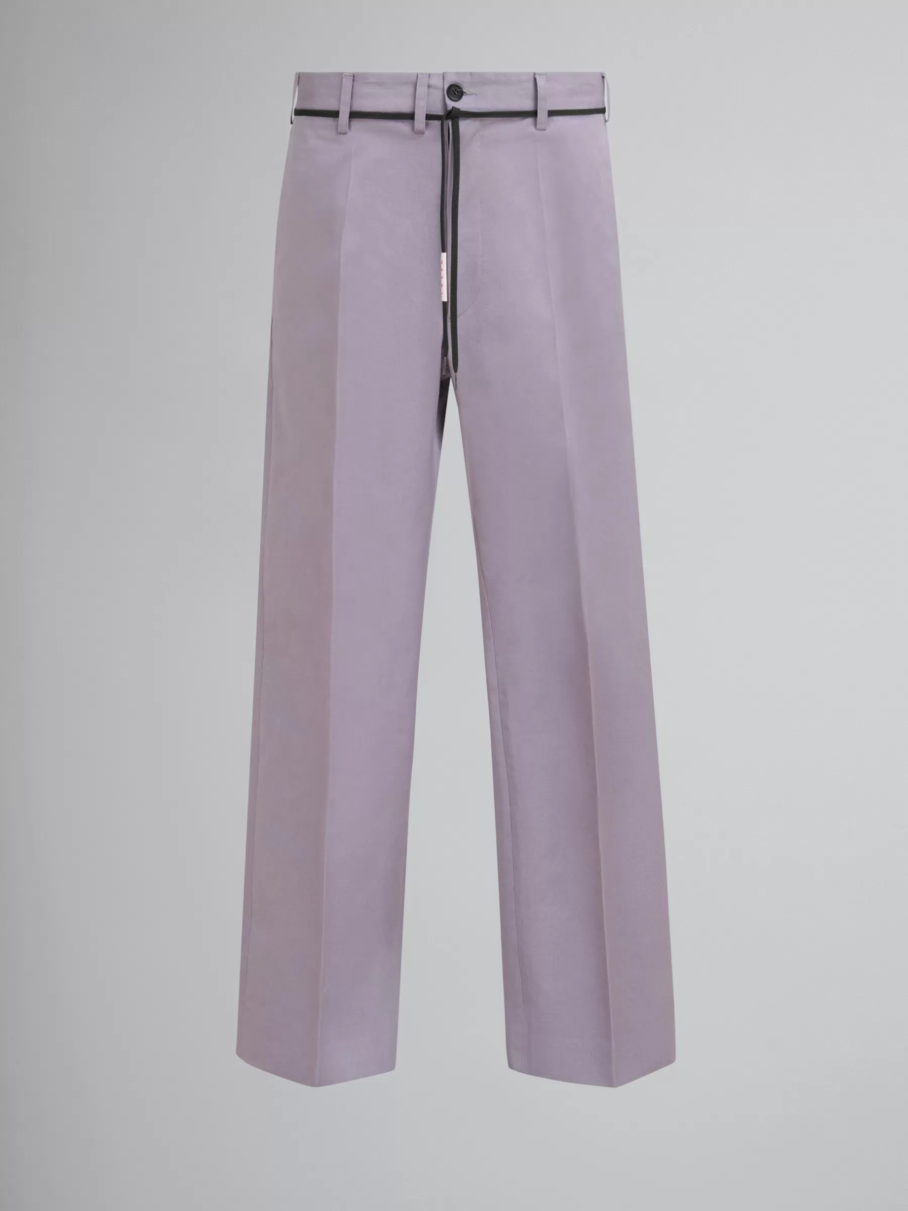 Marni Grey Organic Gabardine Chinos MERCURY Hot
