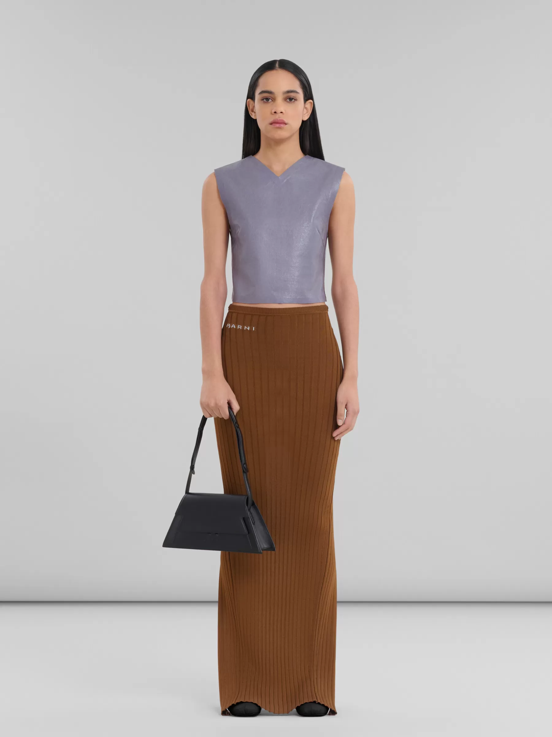 Marni Medium Trunkoise Bag In Smooth Leather BLACK Store