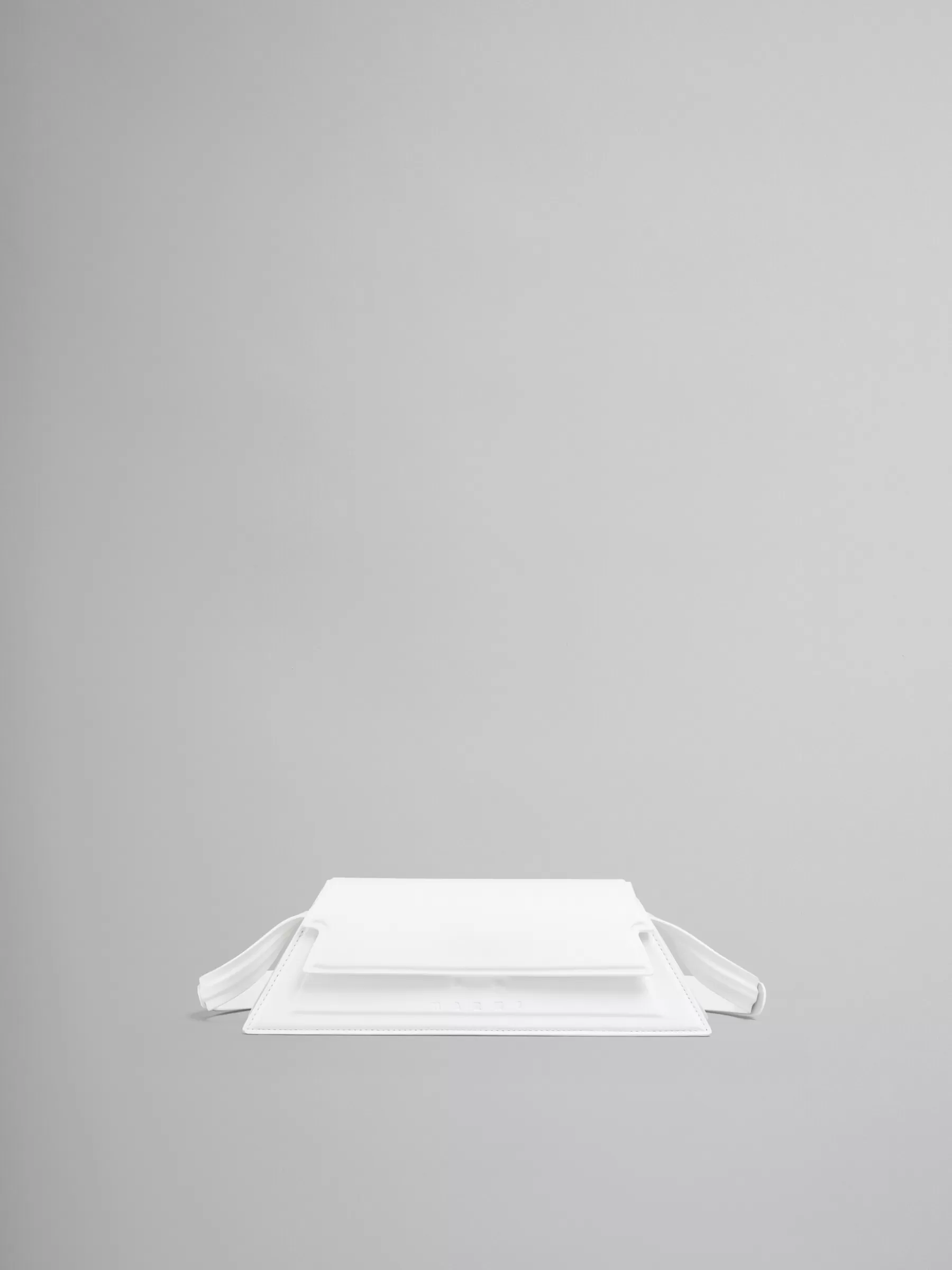 Marni Mini Trunkoise Bag In Smooth White Leather LILYWHITE Online