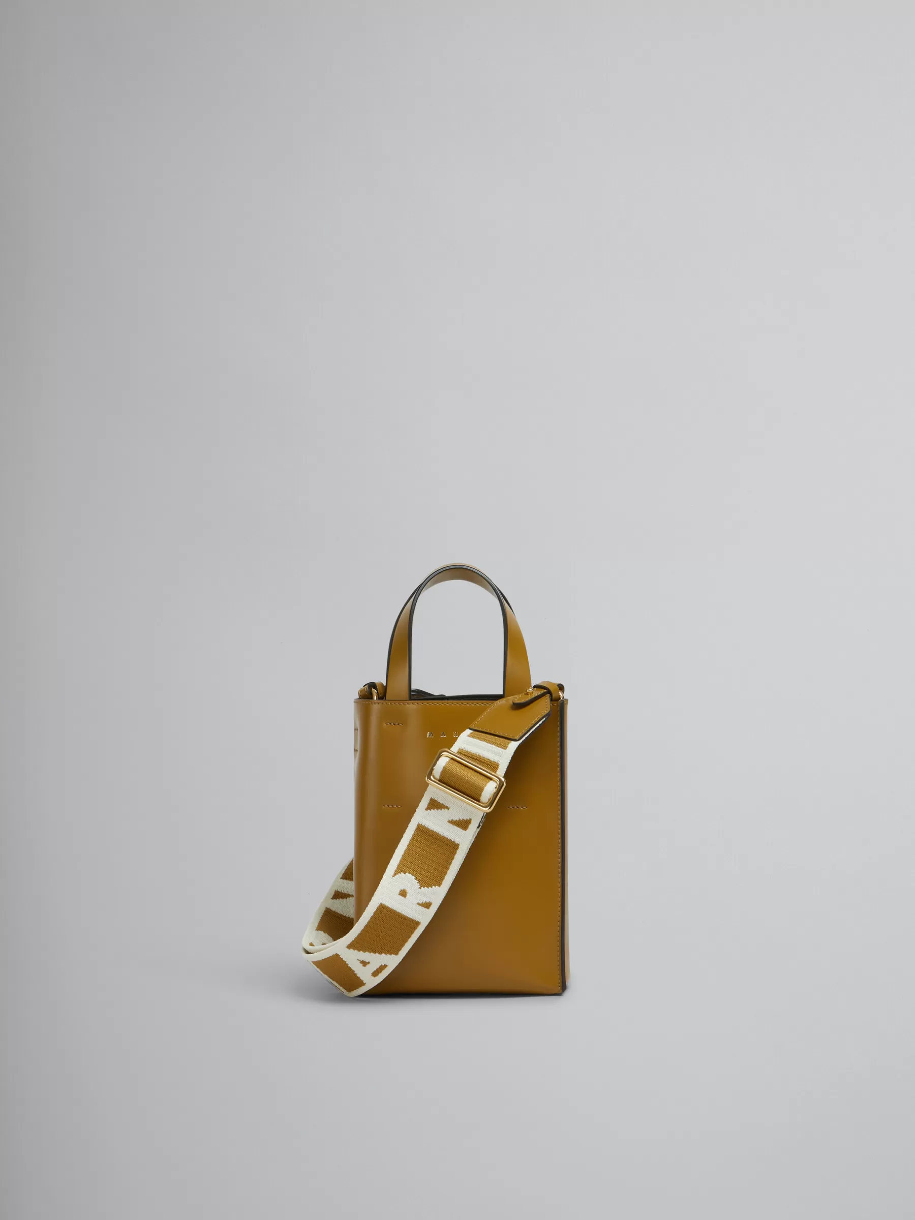 Marni Museo Nano Bag In Brown Leather DIJON Best Sale