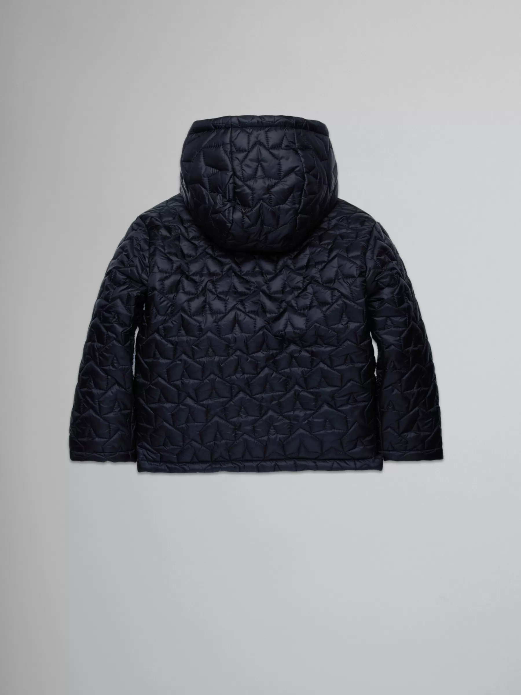 Marni Padded Jacket With Stars And Teddy Inserts BLACK Best