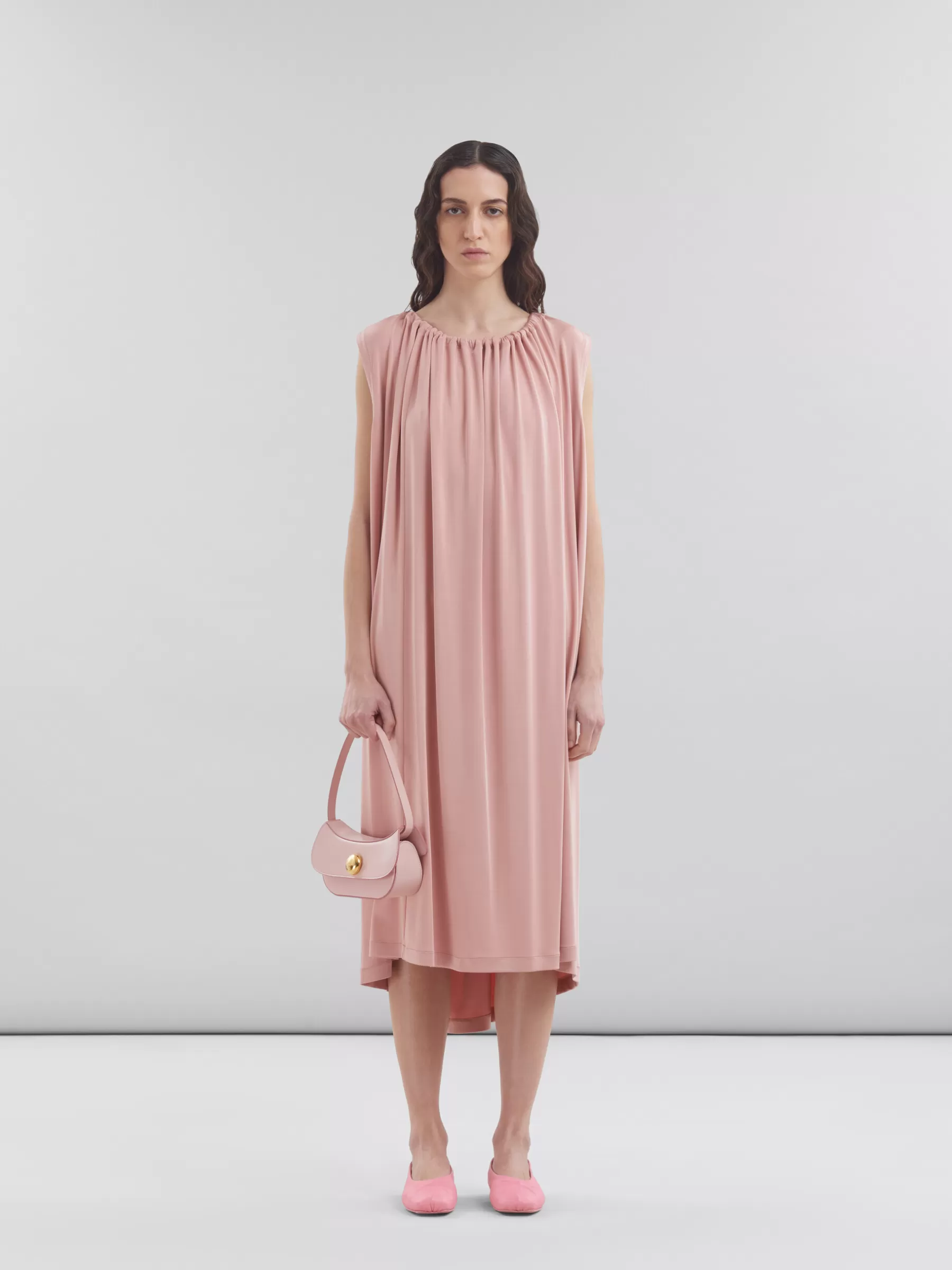 Marni Pink Leather Butterfly Small Hobo Bag ANTIQUEROSE Discount