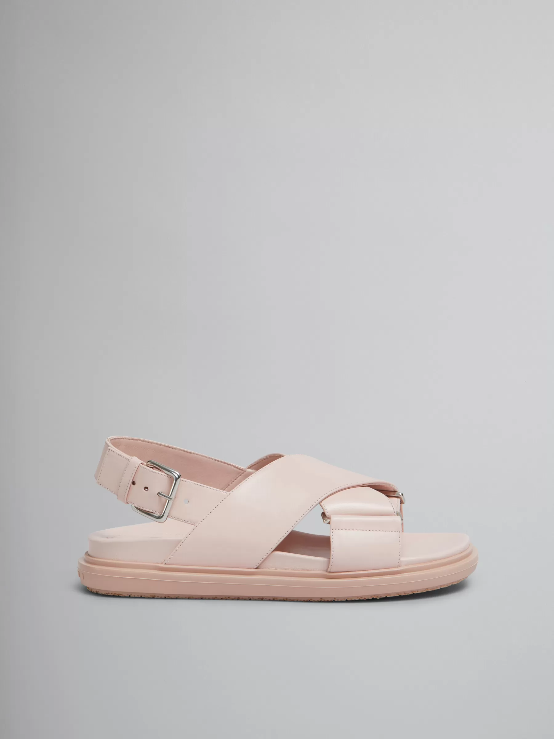 Marni Pink Leather Fussbett CHAMPAGNE Shop