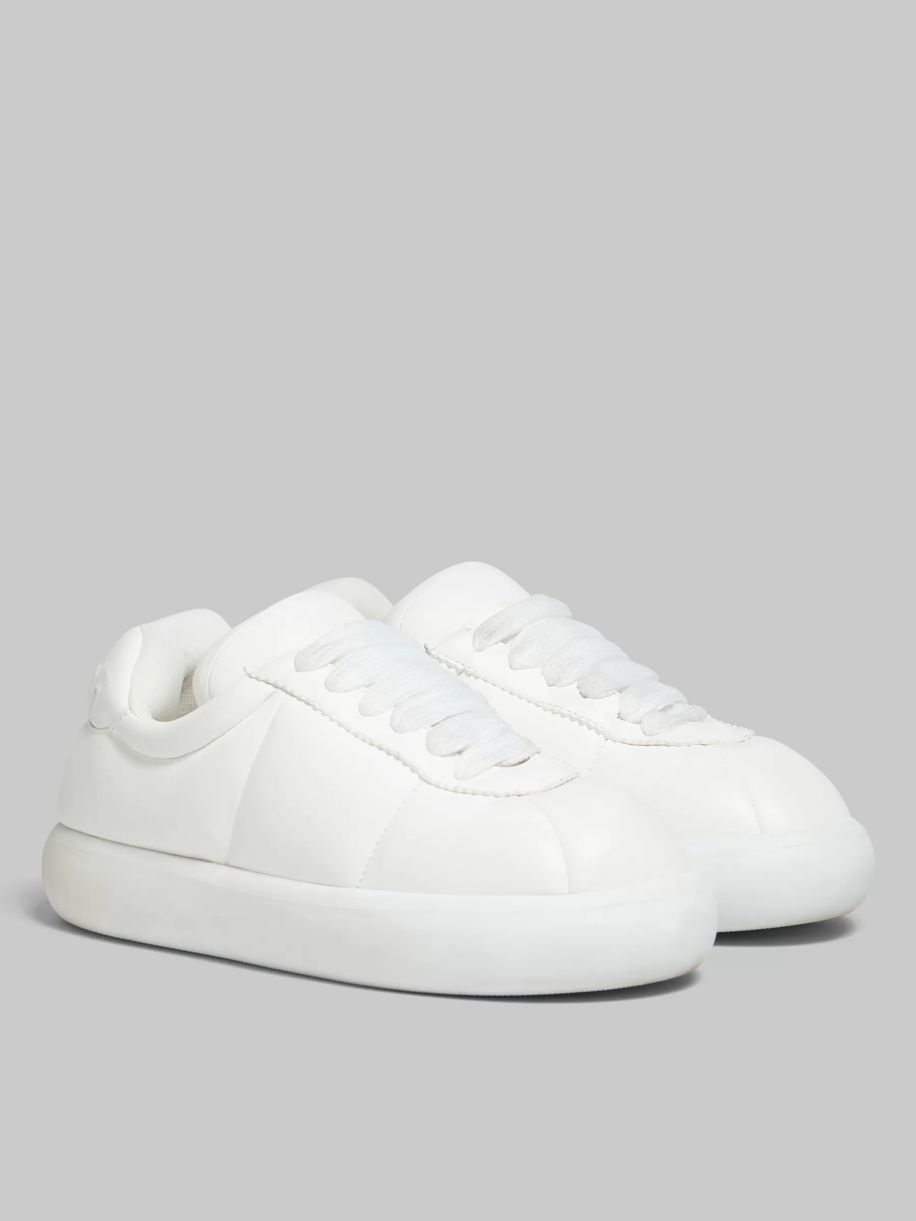 Marni White Leather BigFoot 2.0 Sneaker LILYWHITE Discount