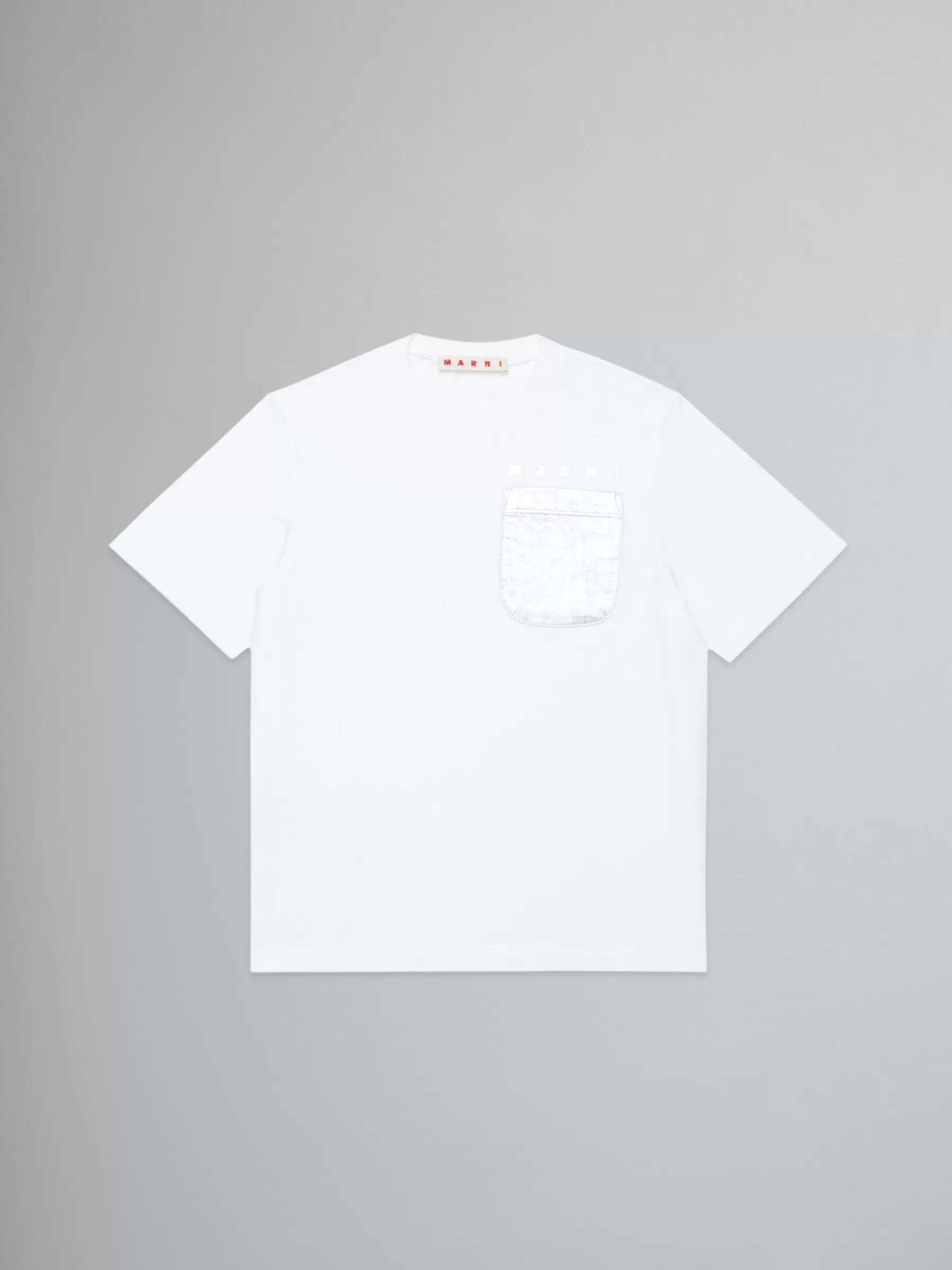 Marni White T-shirt With Pocket LIGHT NATURAL Hot